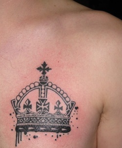 Crown Tattoo Design for Men Picture
