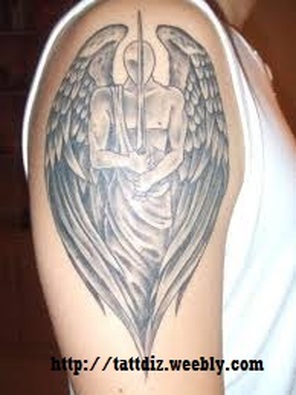 Warrior Angel Tattoo Design Picture 2