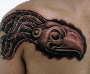 Aztec eagle tattoo design Picture
