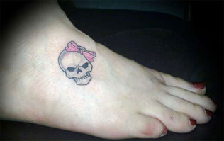 Small Skull Tattoo Design Picture