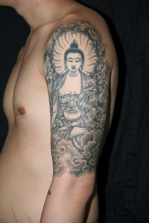 Buddha Tattoo Design for Sleeve Picture