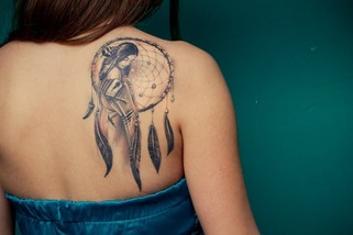 Dreamcatcher Tattoo Design for Women Picture