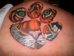 Clemson Tiger Tattoo Design Picture
