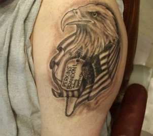 Military Tattoo Design for Men Picture