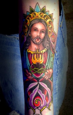 Jesus Tattoo Design for Forearm Picture