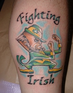 Fighting Irish Tattoo Design Picture