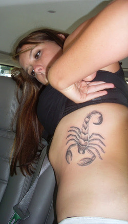Scorpio Tattoo Design for Girls Picture