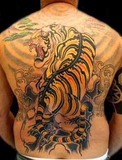 Oriental Tiger Tattoo Design Picture