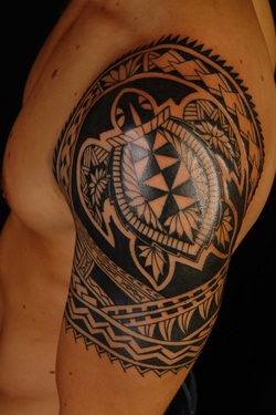 Polynesian Turtle Tattoo Design Picture