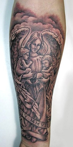 Angel Arm Tattoo Design Picture