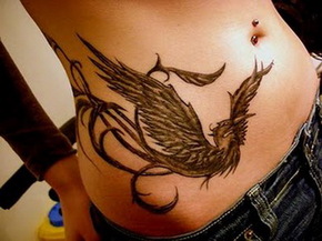 Japanese Phoenix Tattoo Design Picture