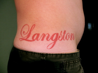 Last Name Tattoo Design Picture
