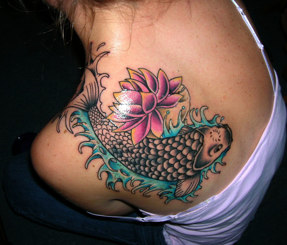 Koi Fish Tattoo Design Ideas and Pictures - Tattdiz