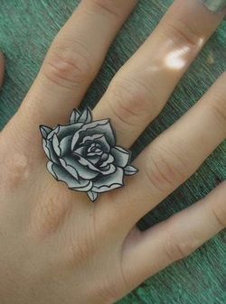 White Rose Tattoo Design Picture