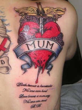 RIP mom tattoo design picture