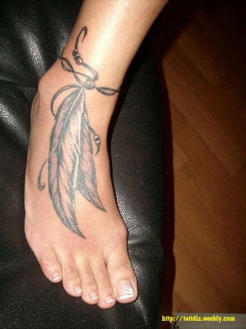 Indian Feather Tattoo Design Picture