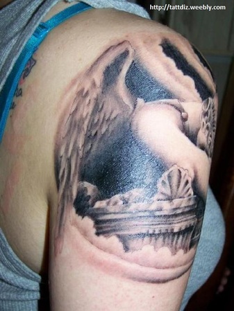 Weeping Angel Tattoo Design Picture 3