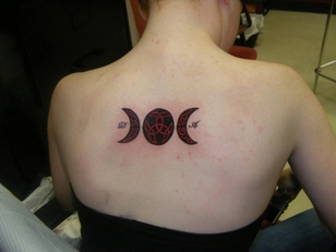 Celtic Moon Tattoo Design Picture