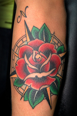 Compass Rose Tattoo Design Picture