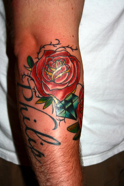 Rose Tattoo Design for Men Picture