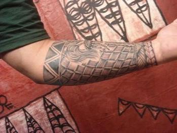 Samoan Tattoo Design for Hand Picture