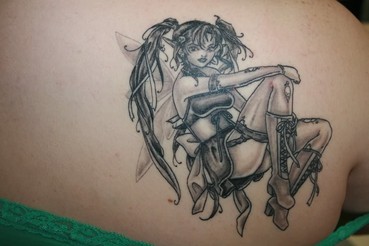 Gothic Fairy Tattoo Design Picture