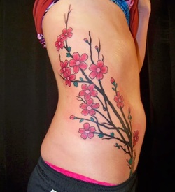 Flower Tree Tattoo Design Picture