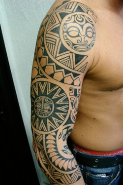 Hawaiian Tattoo Design for Sleeve Picture