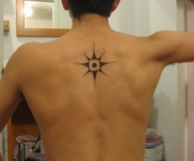 Sun Symbol Tattoo Design Picture