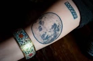 Full Moon Tattoo Design Picture