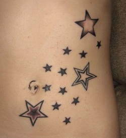 Star Tattoo Design for Girls Picture