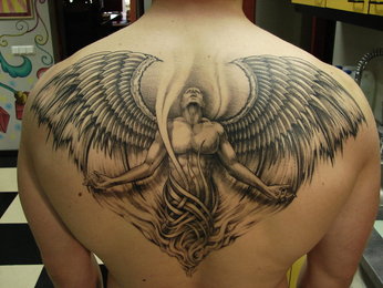 Angel Tattoo Design for Men Picture