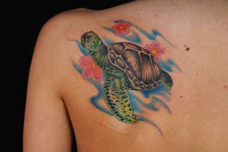 Sea Turtle Tattoo Design Picture