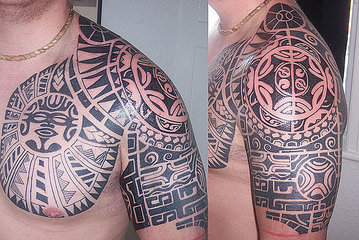 Aztec tattoo designs for men picture