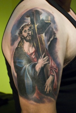 Jesus Cross Tattoo Design Picture