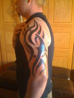 Tribal Half Sleeve Tattoo Design Picture