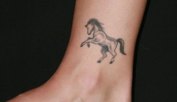 Small Horse Tattoo Design Picture