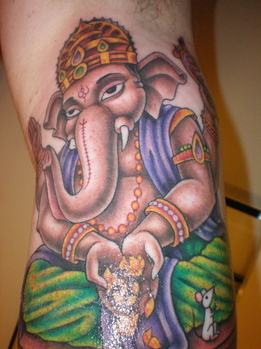 Asian Elephant Tattoo Design Picture