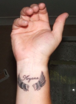 Wing Tattoo Design for Wrist Picture