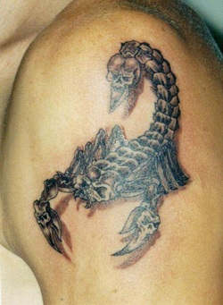 3D Scorpion Tattoo Design Picture