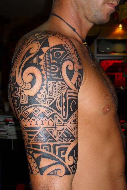 Tattoo Half Sleeve Designs Black And White
