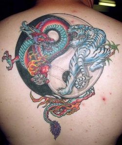 Tiger Dragon Tattoo Design Picture