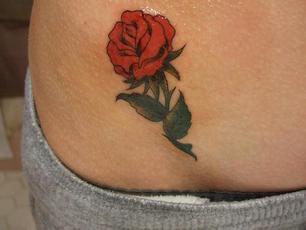 Simple Rose Tattoo Design Picture