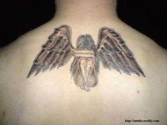 Weeping Angel Tattoo Design Picture