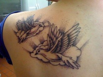 Two Dove Tattoo Design Picture