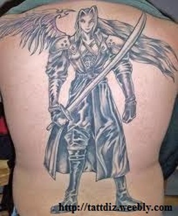 Warrior Angel Tattoo Designs Picture