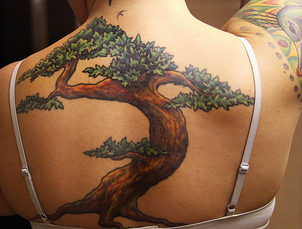 Bonsai Tree Tattoo Design Picture