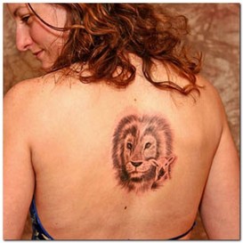Simple Lion Tattoo Design Picture