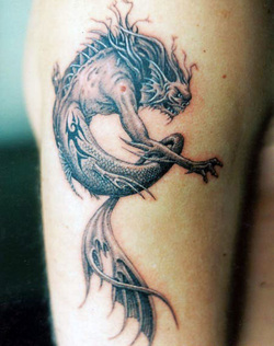 Cool Dragon Tattoo Design Picture