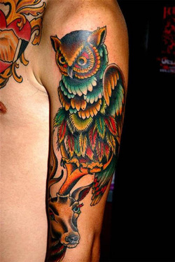 Owl Tattoo Designs for Men Picture